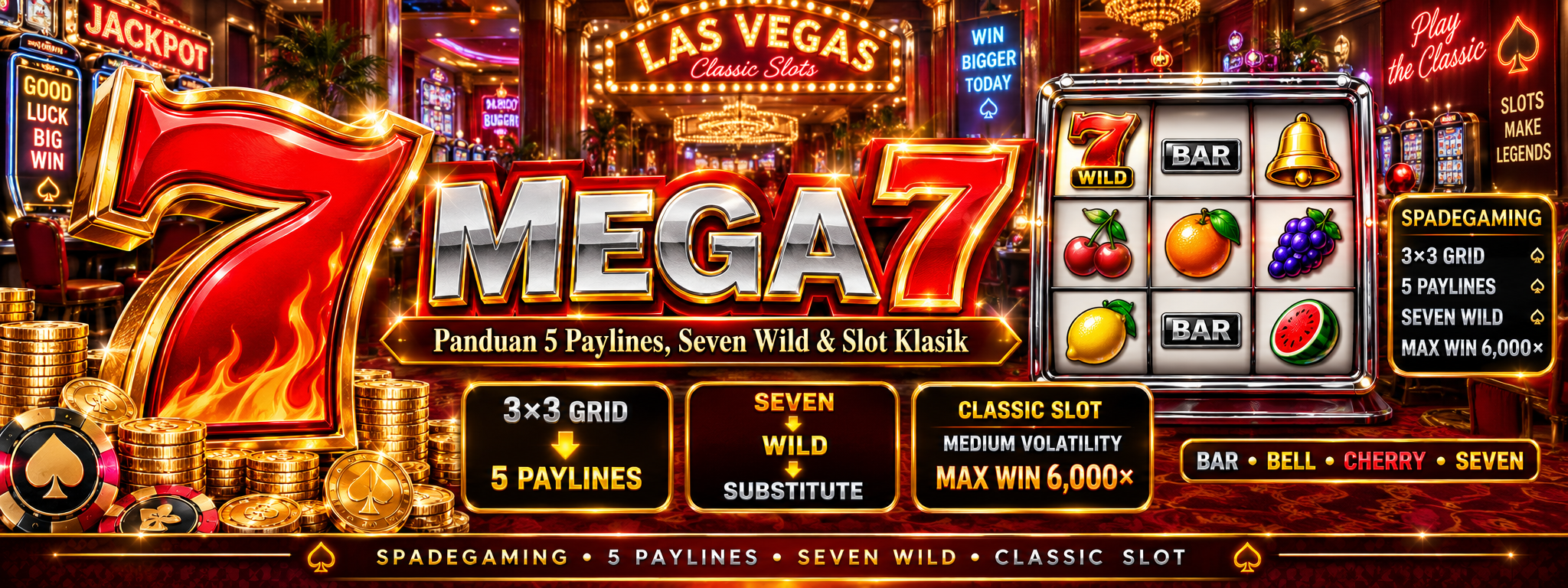 Mega 7 Spadegaming